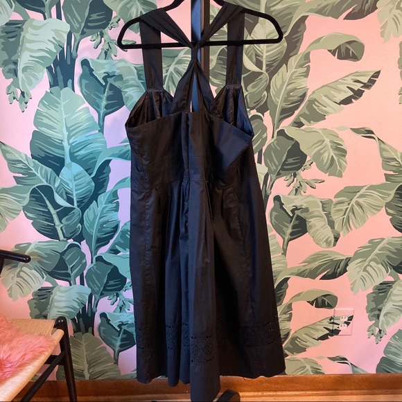 Lane Bryant 20 Black Halter Vintage Style Dress - Picture 3 of 11